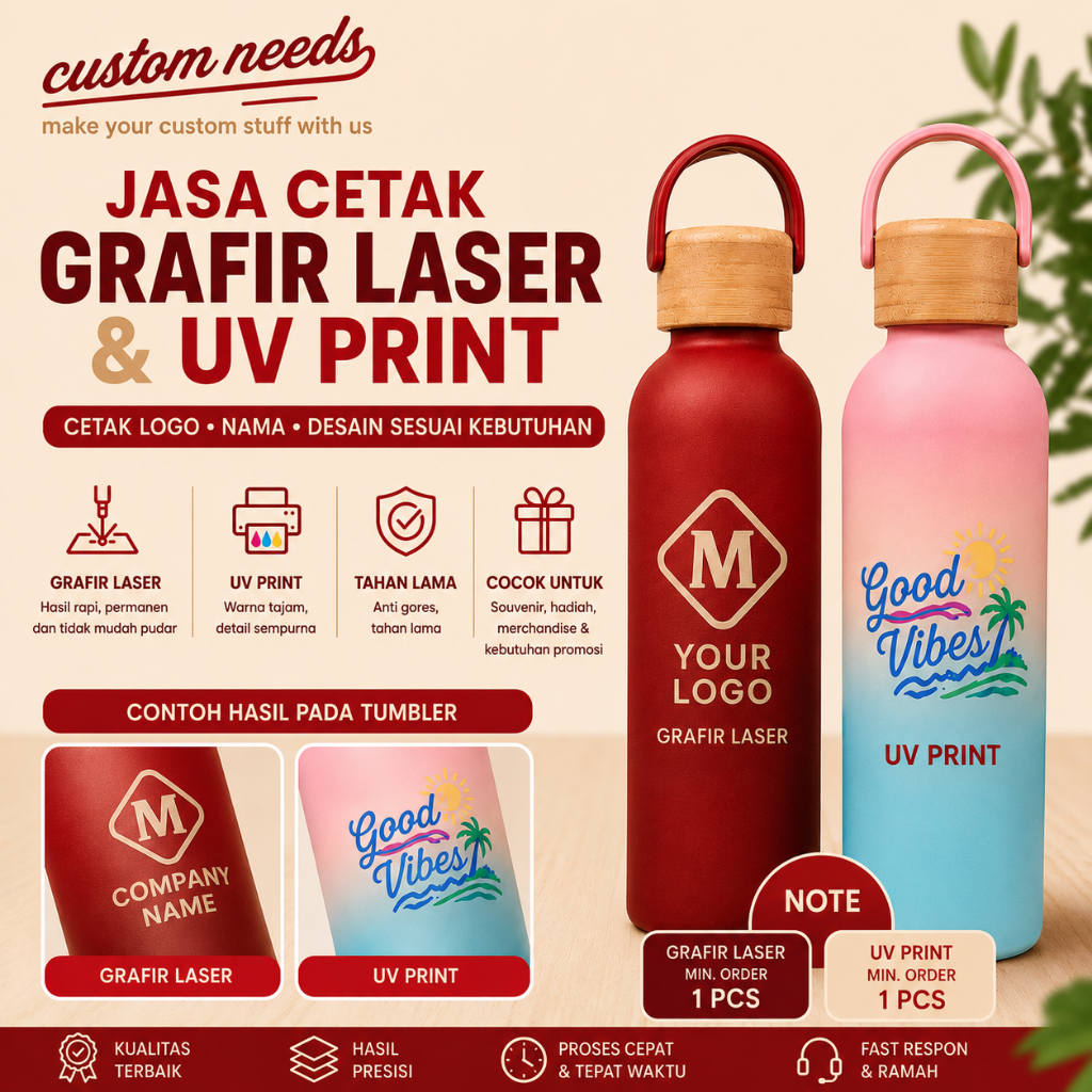 JASA CETAK PRINT UV DAN JASA CETAK GRAFIR/LASER