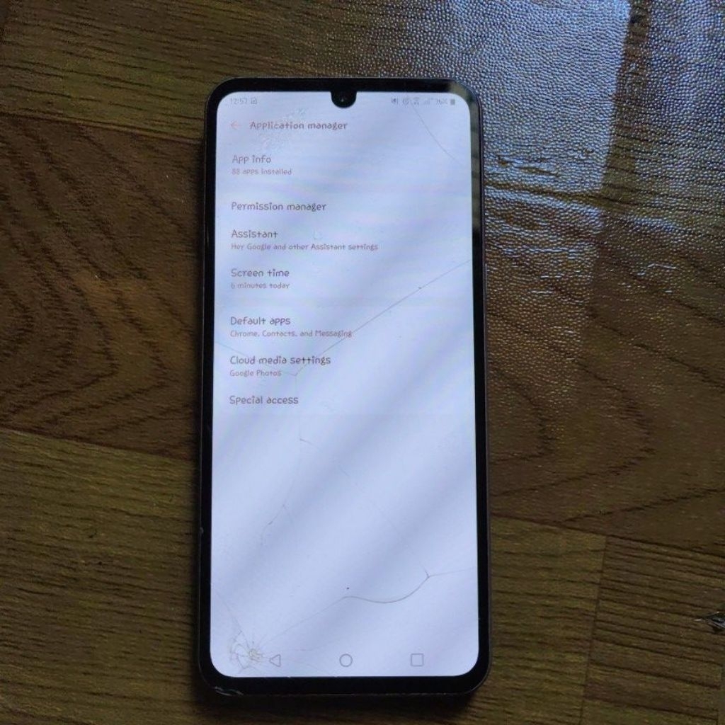 LG V60 Thinq 5G eks international Eks Flagship minus lcd retak hp only