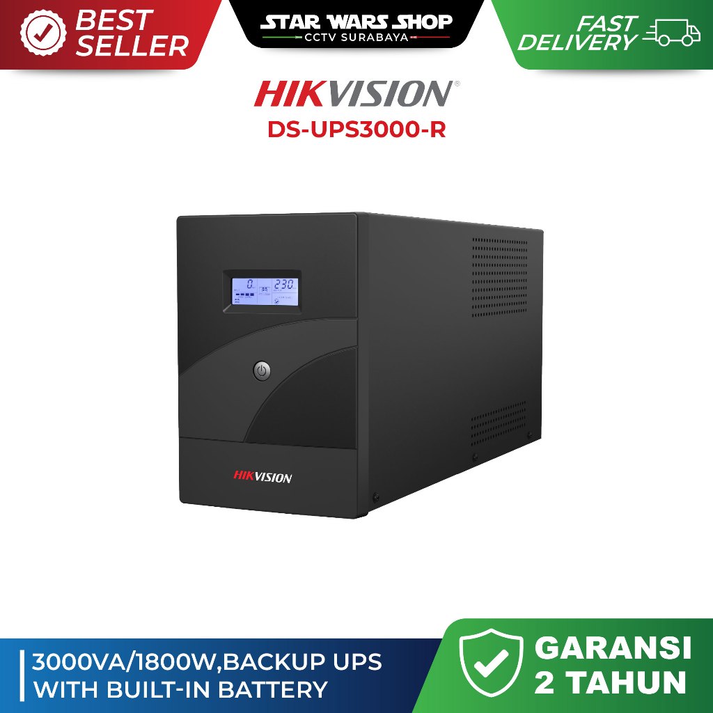 DS-UPS3000R - HIKVISION UPS 3000VA