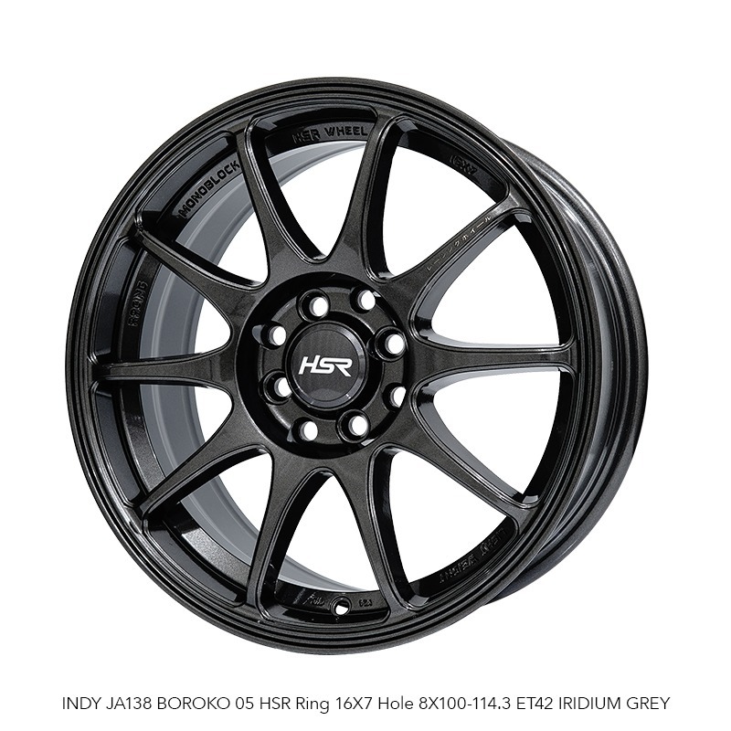 VELG RACING RING 16 HOLE 4 UNTUK AVANZA EVALIA ATOZ VELOZ DLL-HSR INDY