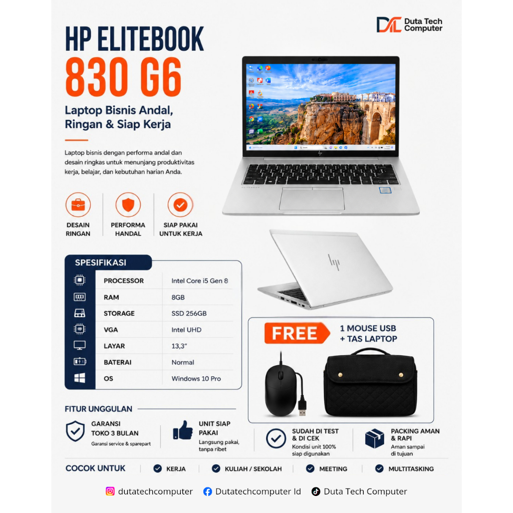 HP ELITEBOOK 830 G6