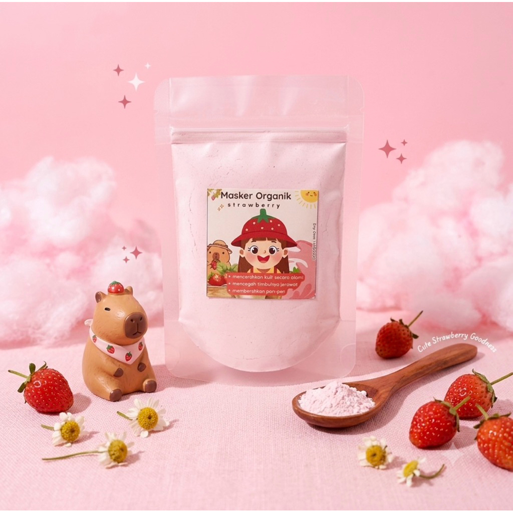 (50gram)Masker Organik Anak Original Series/Masker Organik Alami/Masker Perawatan Wajah Organik Mura