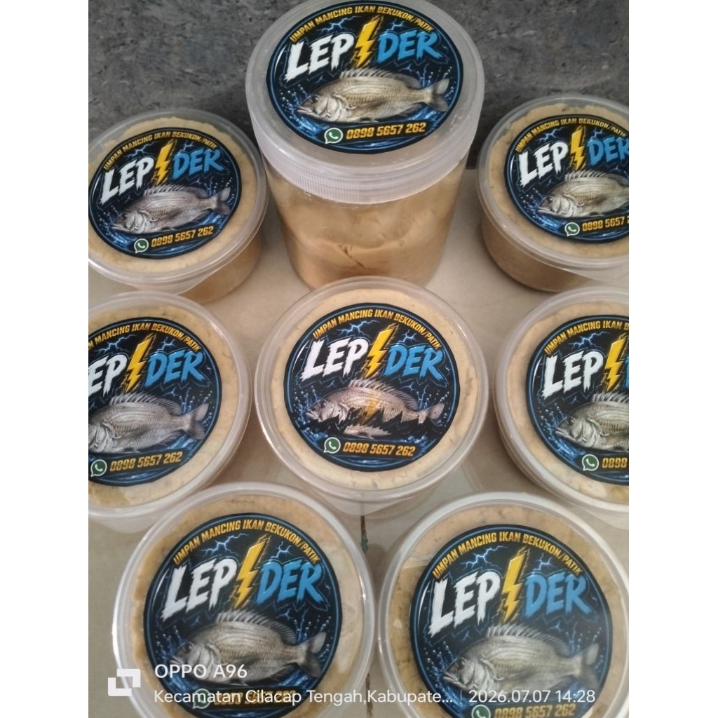 Ramuan Lep Der Umpan Mancing Ikan Bekukon/bekuku/patik, kiper, kerapu, mangrove jack