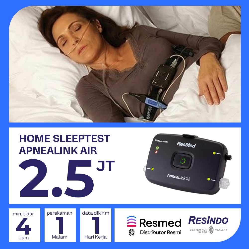 Home Sleep Test ResMed ApneaLink Air | Tes Sleep Apnea di Rumah