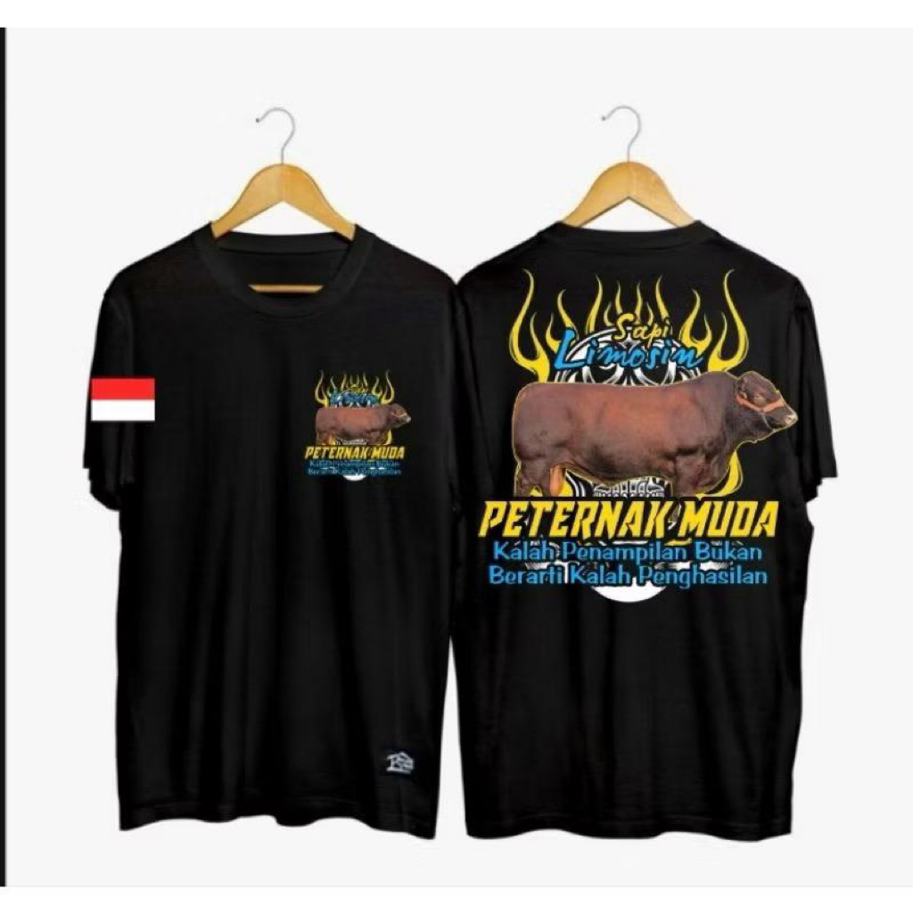 KAOS DISTRO PETERNAK MUDA SAPI LIMOSIN