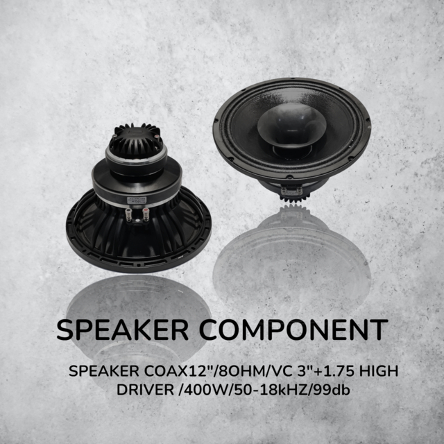 STX - SPK COMPONENT : Speaker Coaxial 12 IN CX44  Merk STX (COAX-SERIES)