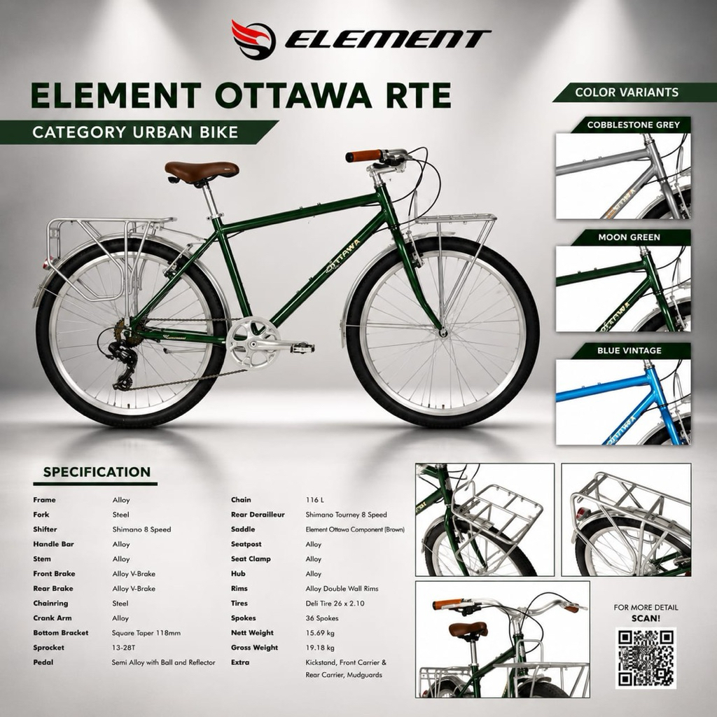 SEPEDA ELEMENT OTTAWA RTE NEW