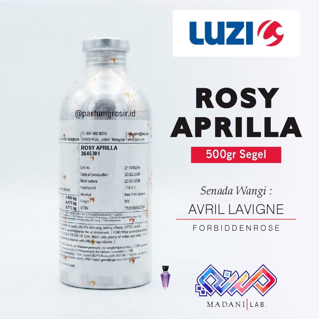 ROSY APRILLA | Senada Parfum Avril Lavigne Forbidden Rose dari Luzi | 500gr Segel |