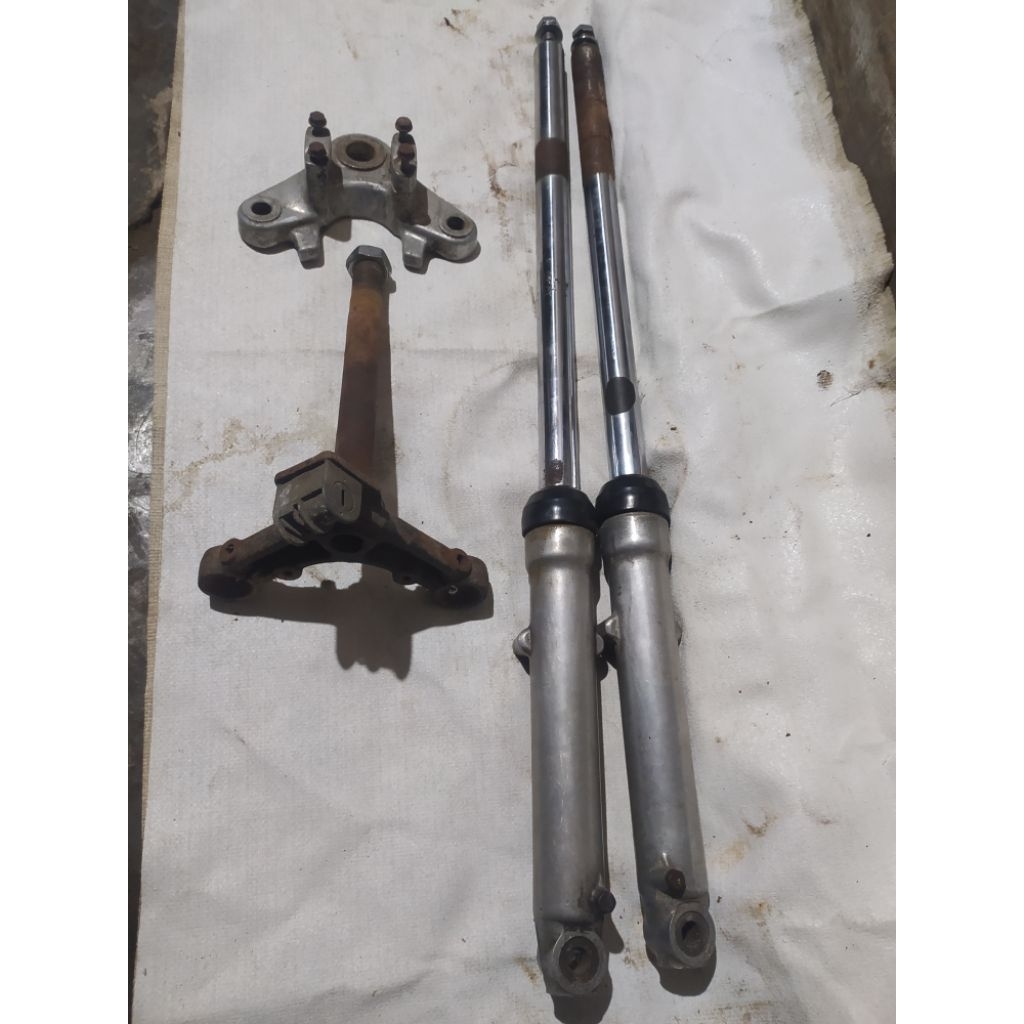 shock depan set cb100/125,cg110/cg125 ori