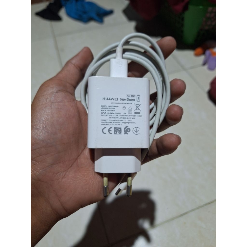 charger huawei 40 watt copotan ori