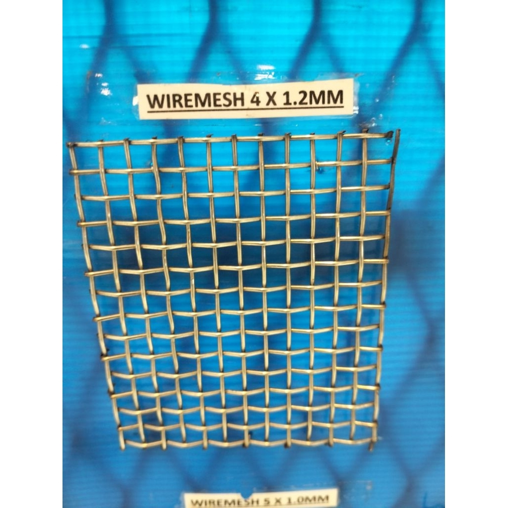 Kawat Mesh Stainless SS 304 4mm x 4mm tebal 1mm / Kawat Anyam lurus SS304 Meteran