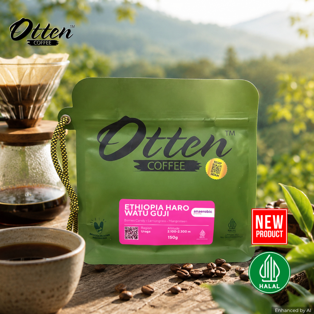 Biji / Bubuk Kopi Arabica Ethiopia Haro Watu Uraga Guji Yeast Innoculated Anaerobic Natural 150gr