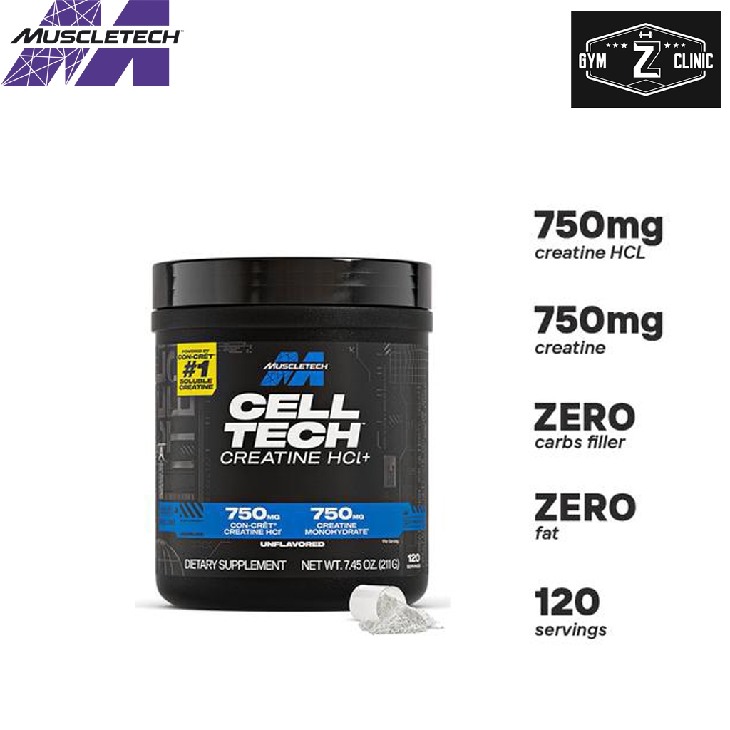 MT Muscletech Creactor Creatine HCl Free-Acid Creatine Cell Tech Creactor Creatine HCl 120 servings