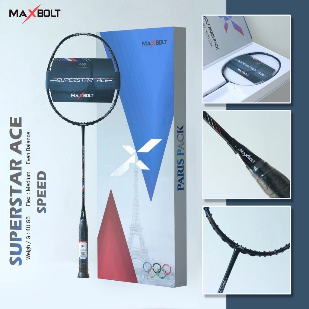 Raket Badminton MAXBOLT SUPERSTAR ACE / Raket Bulutangkis Superstar Ace Maxbolt Original