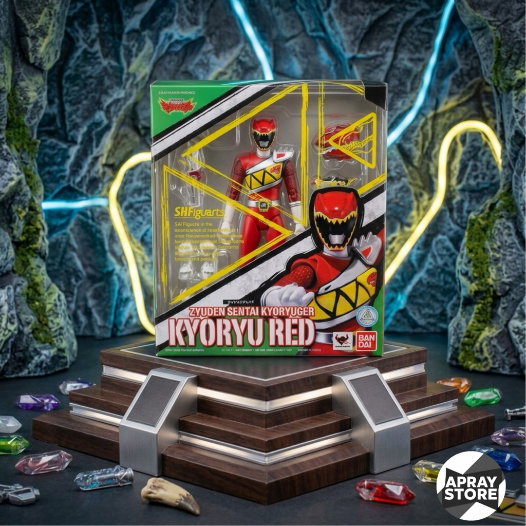 [BACA DESKRIFSI] [BANDAI] SHF POWER RANGERS KYORYU RED