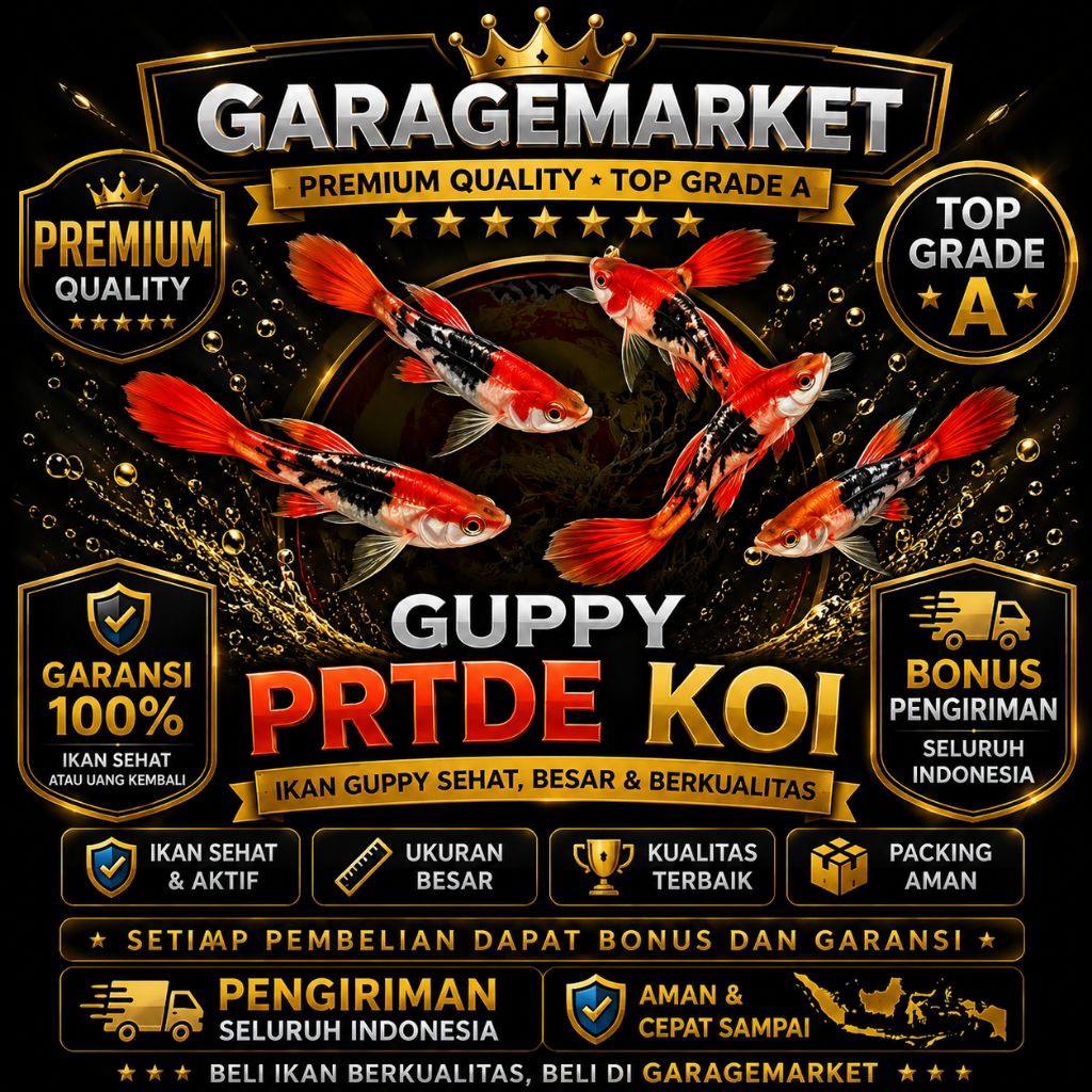 Hiasan Aquarium Prtde Koi