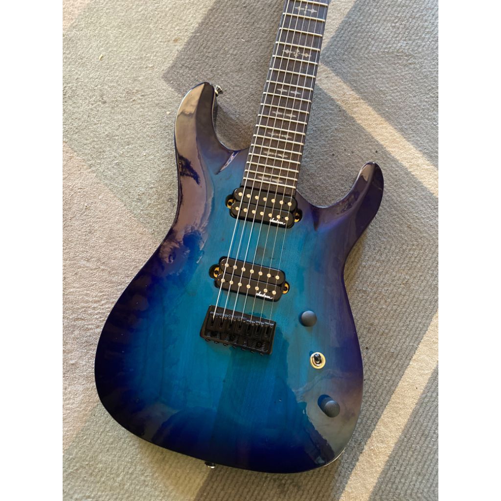Gitar 7string blueburst neck original schecter