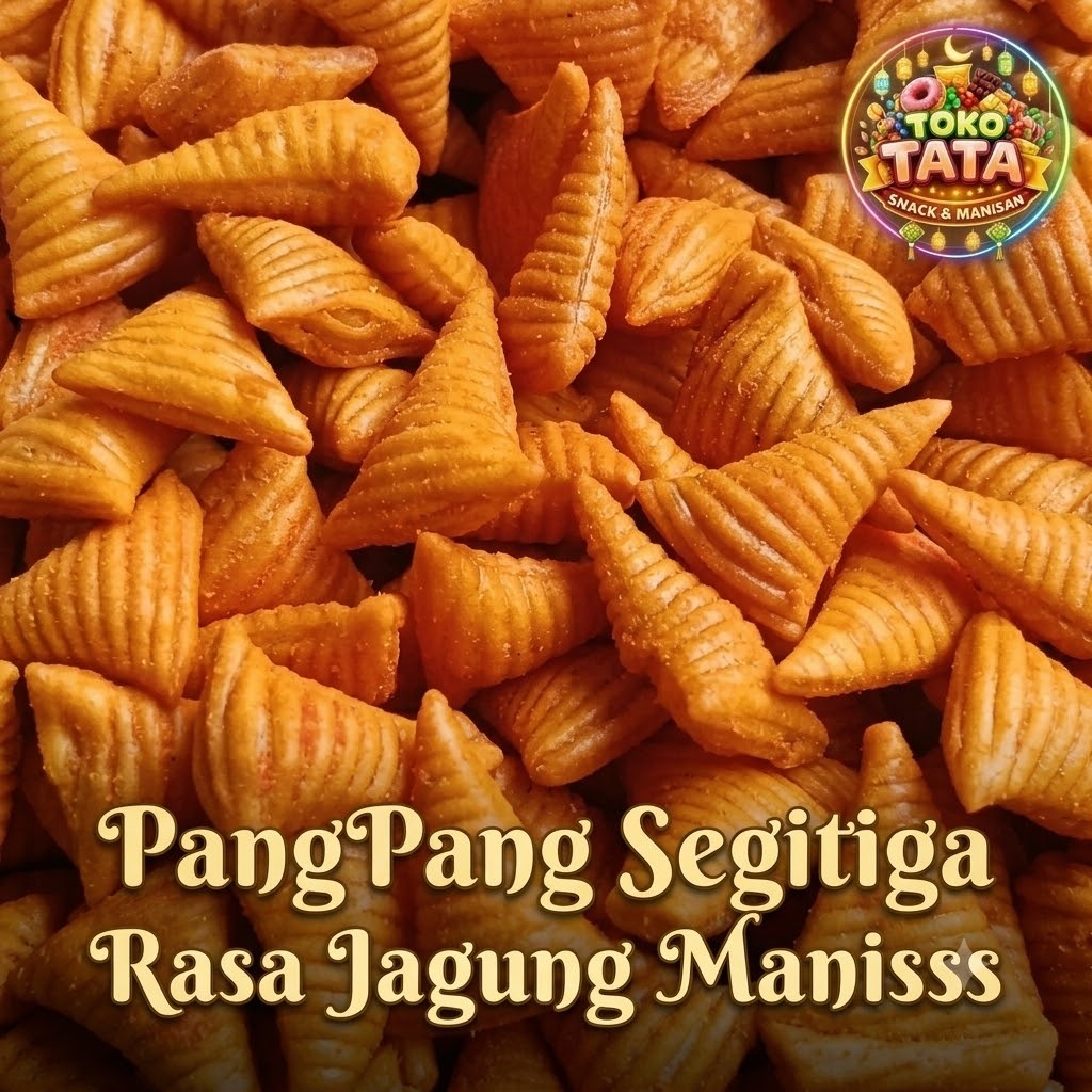 PANG PANG SEGITIGA PIRAMID: KUE BANTAL PANGPANG SEGITIGA GURIH RENYAH 300g