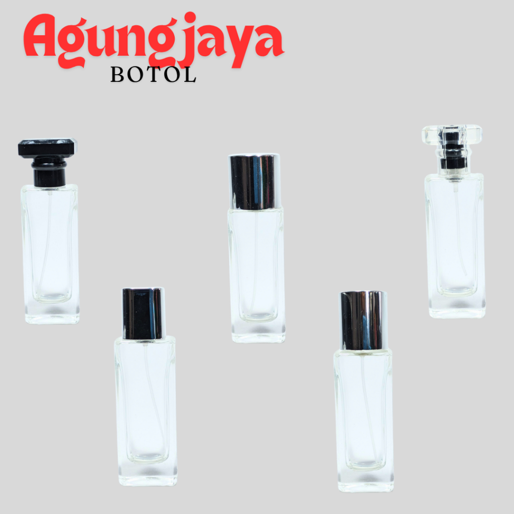Botol Kaca Parfum 30 Ml Jomelon Pump Press Hitam / Botol Kaca Parfum 30 Ml /  Botol Kaca / Botol Par