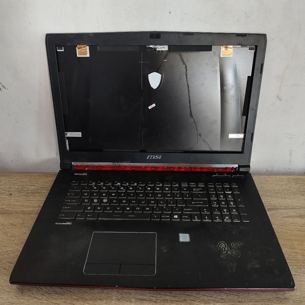 Kesing Case Cassing Casing laptop MSI Msi MS-179B MS 179b
