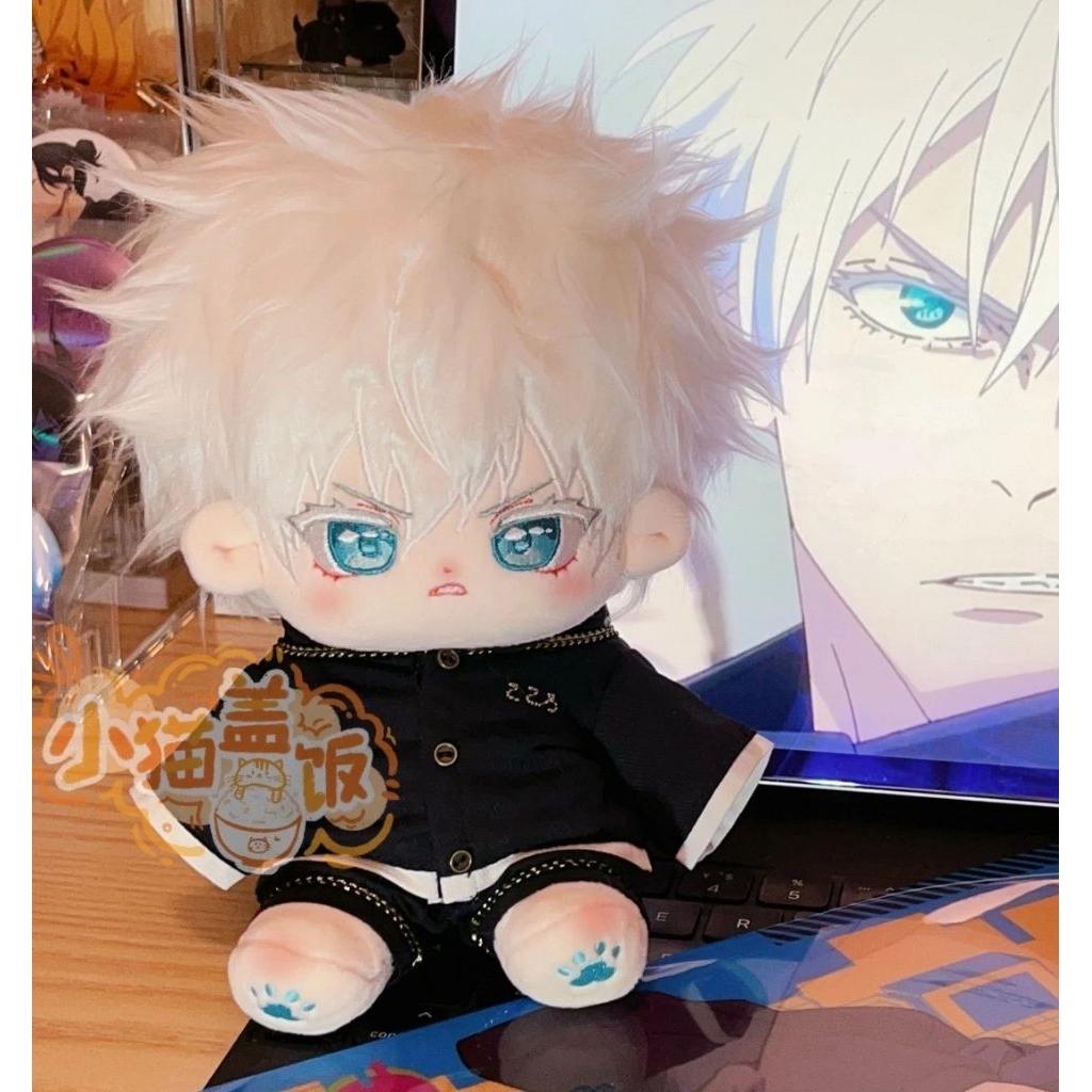 Gojo Satoru Doll 20 cm Angry Gojo (+skele +ears +tail) fanmade ori mommy
