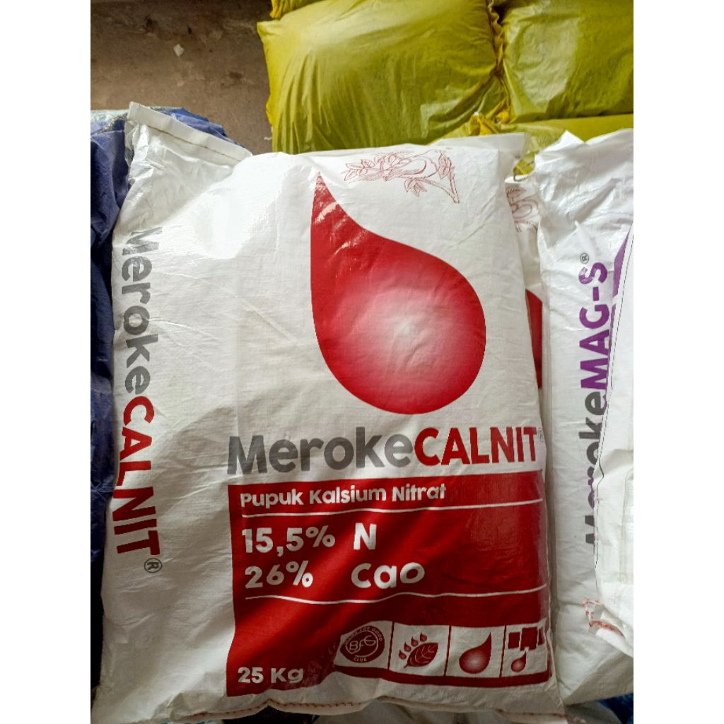MEROKE CALNIT 25 KG KEMASAN PABRIK HIDROPONIK GRADE