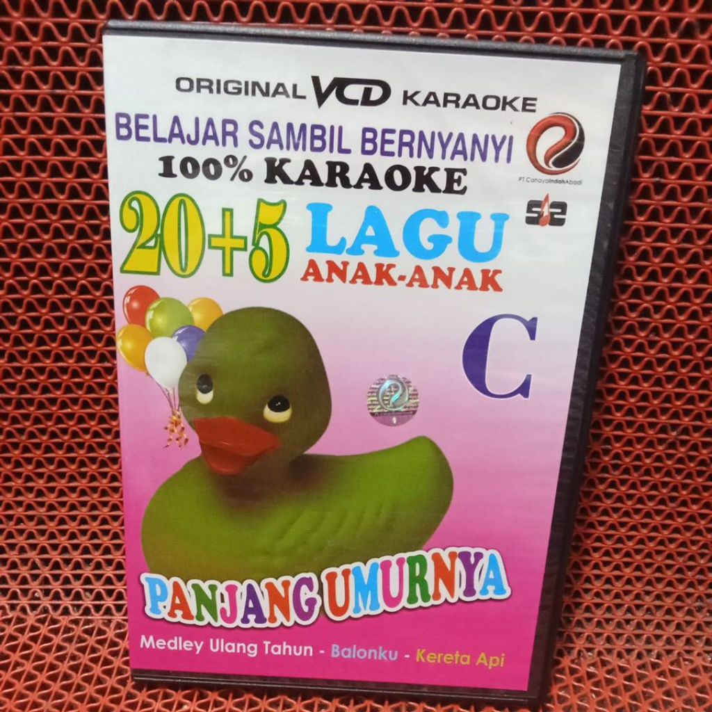 VCD KARAOKE LAGU ANAK ANAK 100% ORIGINAL BARU