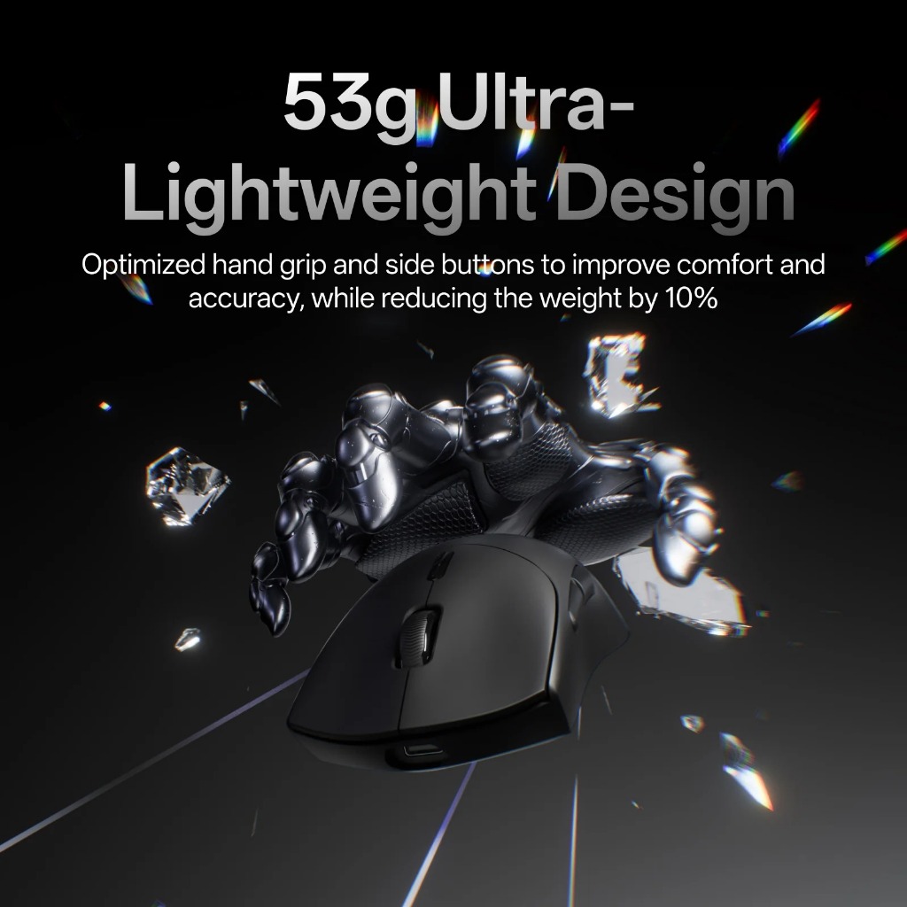 Rapoo VT7 / VT 7 / VT-7 Max Gen-2 8K Wireless Gaming Mouse Ultra Lightweight