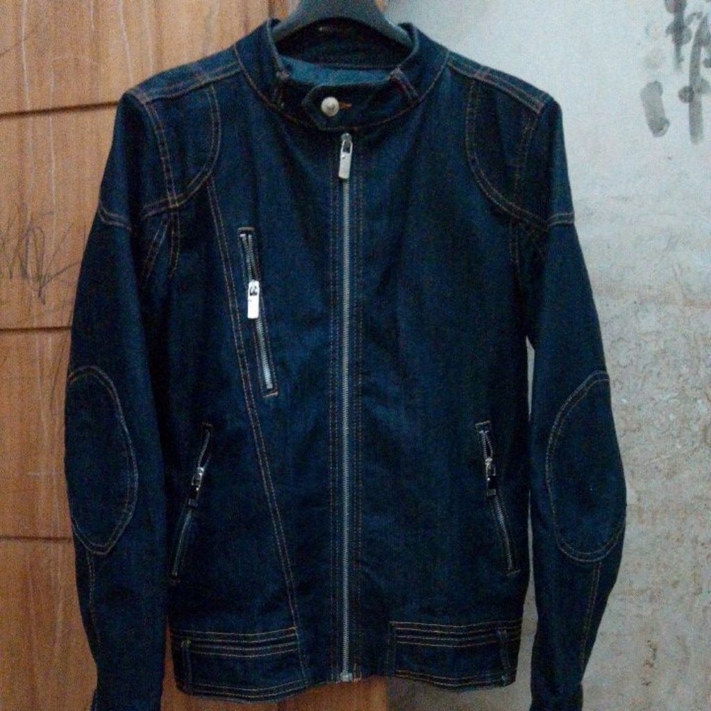 Zara Man raiders denim jacket M