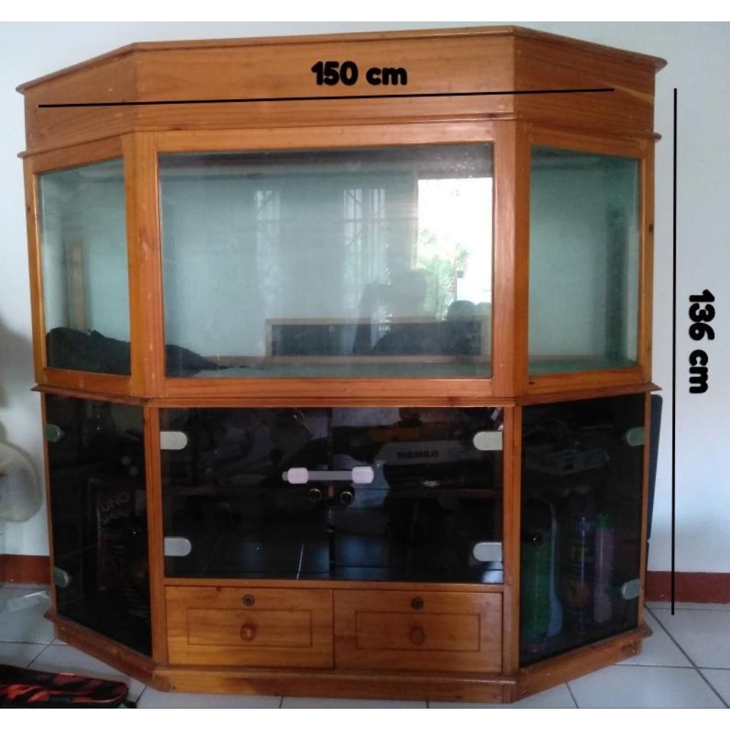 Aquarium Kayu Combo Cabinet