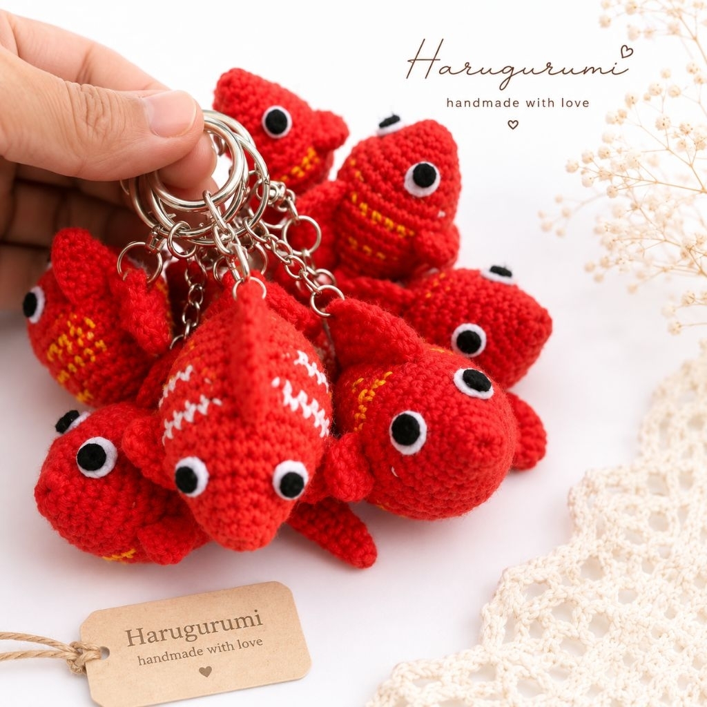 amigurumi ganci rajut ikan badut nemo