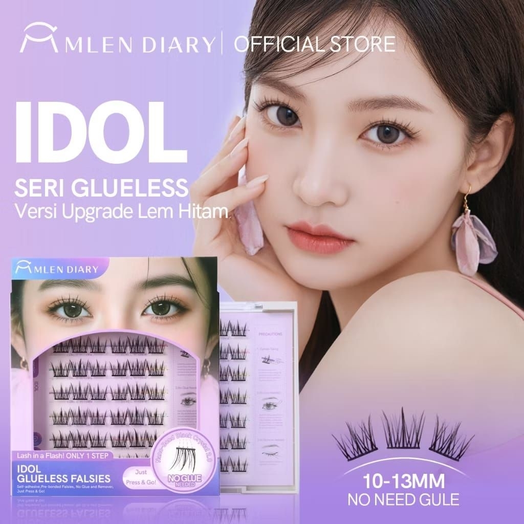 MLEN DIARY Sun Natural Eyelashes | IDOL glueless