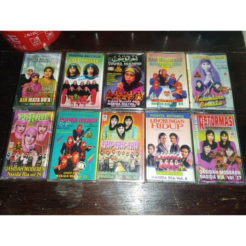 Kaset pita Nasida Ria (Harga Satuan Kaset)