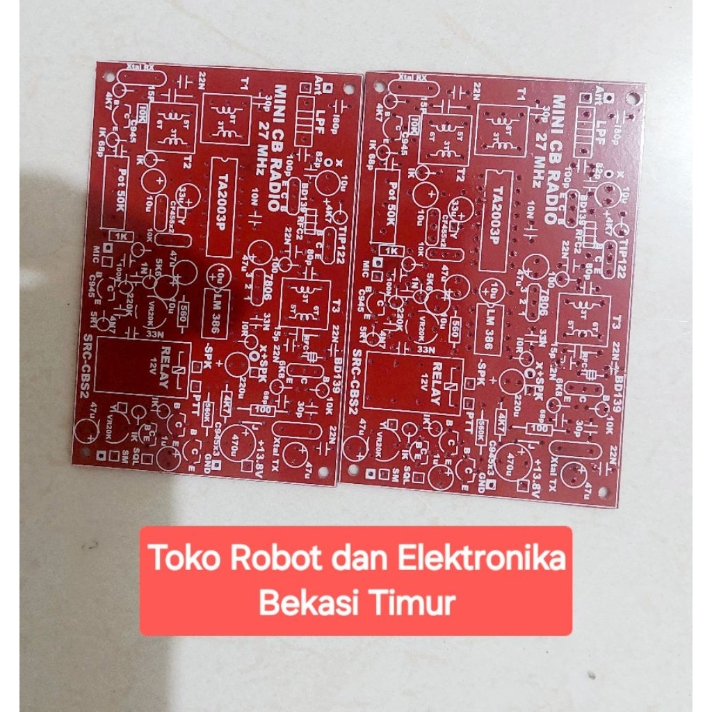 pcb radio CB am 27 MHz sepasang  cbs v2