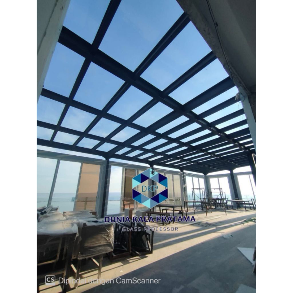 Kaca Tempered FL 10mm Clear Asahi