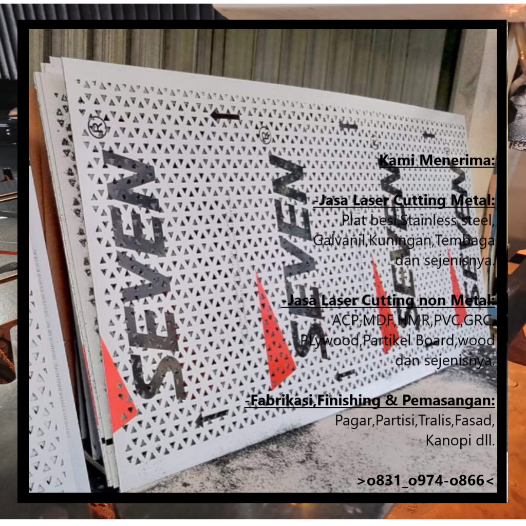 CUTTING ACP MOTIF CUSTOM (Cutting CNC Router)