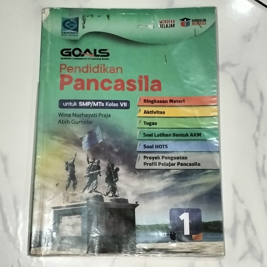 buku bekas grafindo PPKN kelas 7
