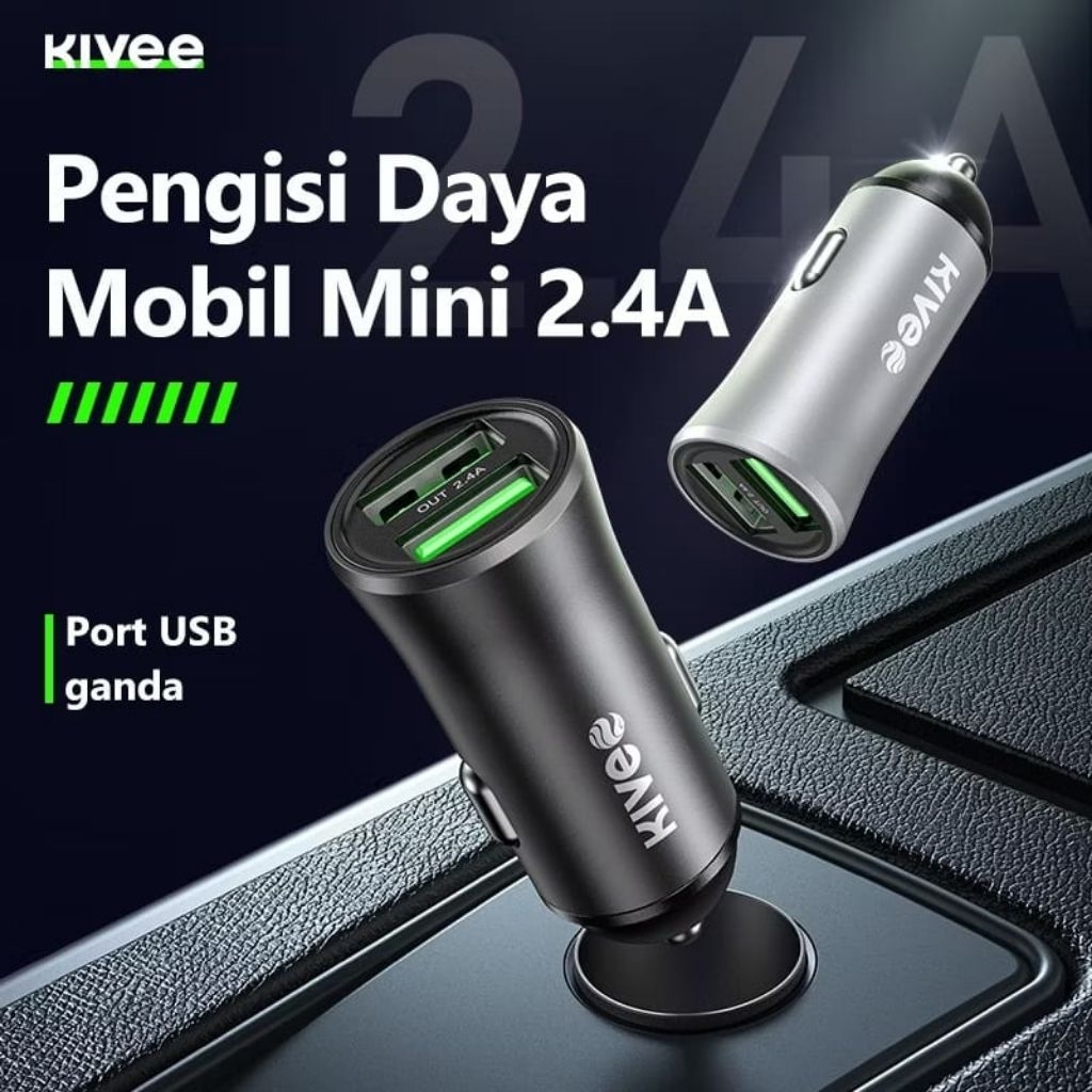 Charger Mobil Kivee Tu202, Fast Safe Charging 100%