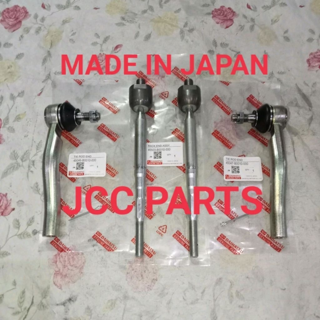 RACK END + TIE ROD END XENIA 1000CC ORI JAPAN HARGA 1SET 2PC