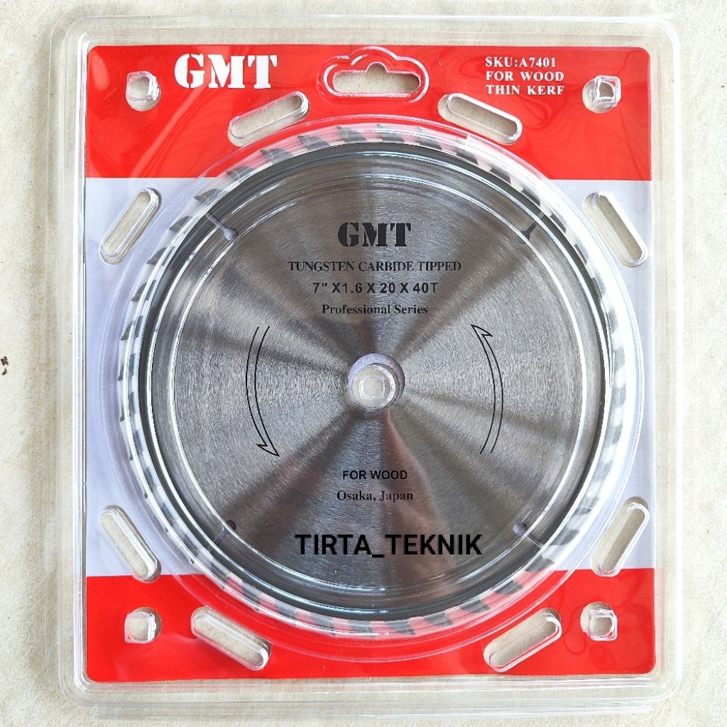 Mata Gergaji Circle GMT 7"x40 T / Mata Gmt