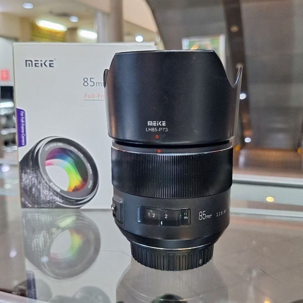 Lensa Meike 85mm f1.8 Canon EF / Lensa Fullframe 85mm f1.8 meike for Canon