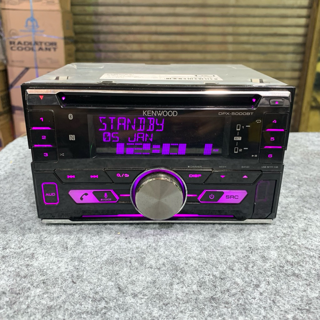 Head Unit Kenwood DPX5000BT RADIO CD MP3 USB AUX BLUETOOTH Suara Jernih & Bass