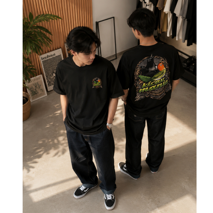 KAOS BURUNG KICAU MANIA | baju KOMUNITAS | KICAU MANIA | KAOS DISTRO ORIGINAL | BAJU TERBARU | DELIW