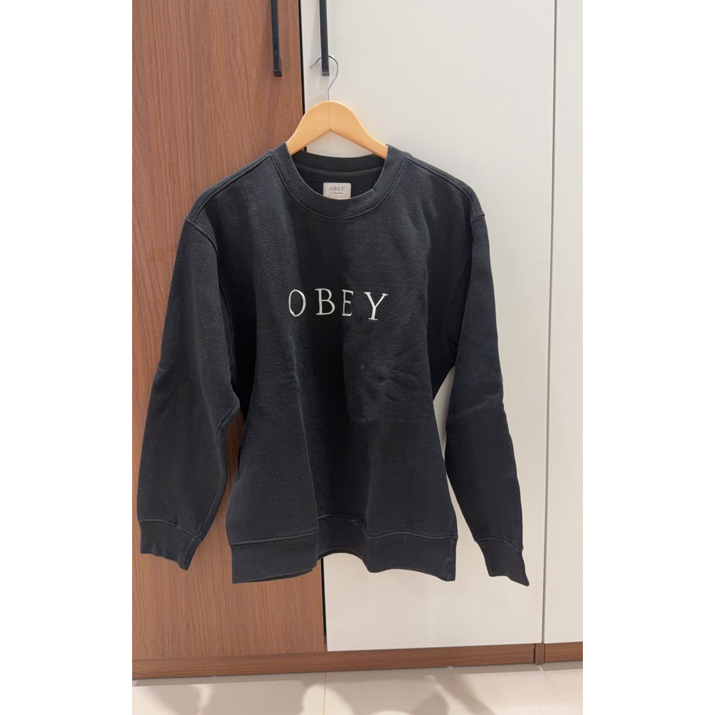 PRELOVED SWEATER OBEY ORIGINAL SIZE S MEN