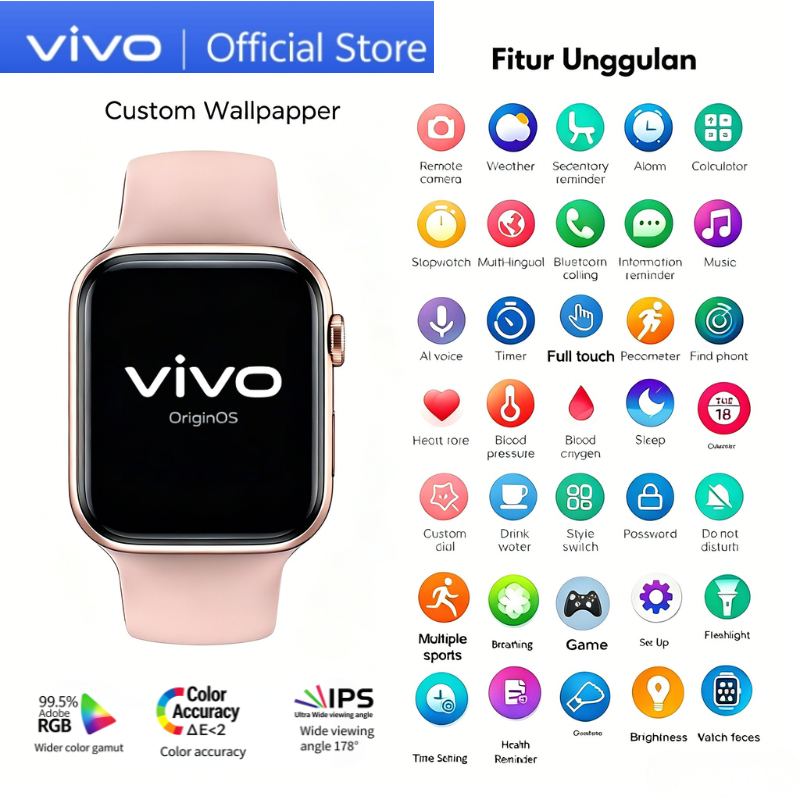 BESTPROMO VIVO Smartwatch Series S11 Pro MAX/Series S10 Pro MAX/Series S9 Pro MAX 2.0" HD Touch