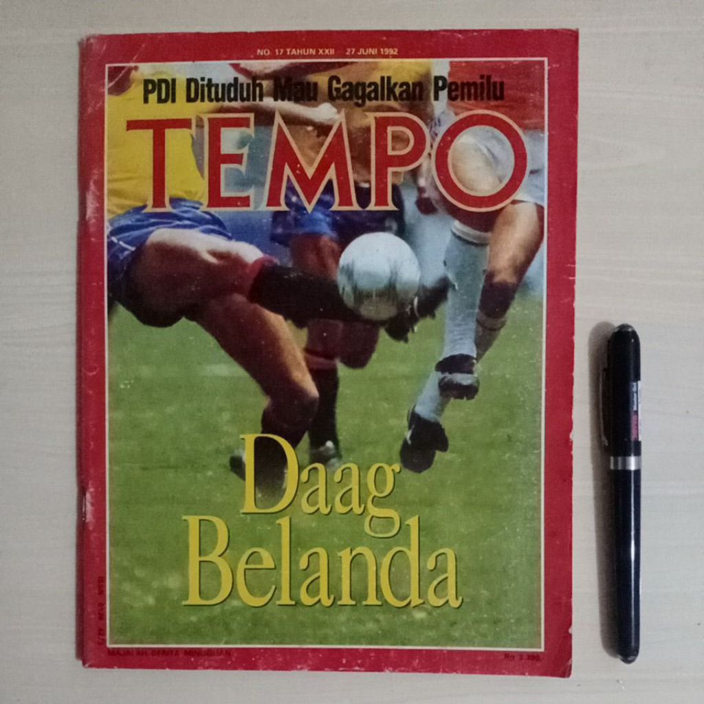 TEMPO NO.17 JUNI 1992 - DAAG BELANDA - Majalah Jadul Bekas Murah Original - C2