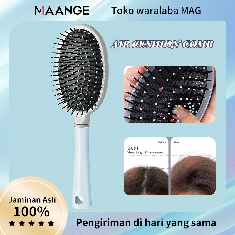MAANGE Sisir Rambut Wanita Sikat Anti Kusut Sisir Comb Hair Brush Blow Sisir 1459