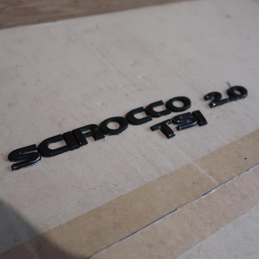 390 Emblem "scirocco 2.0 TSI" VW Scirocco