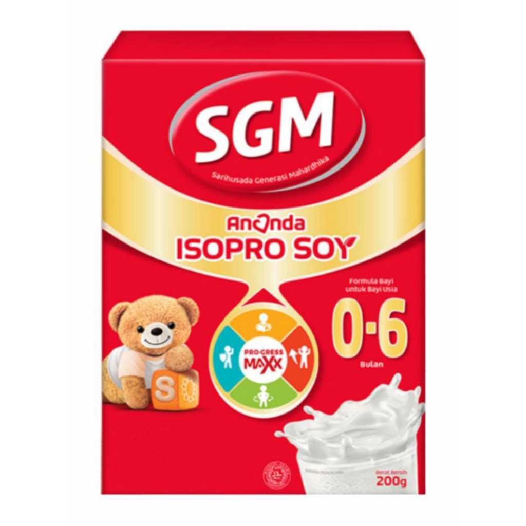 HARGA 1 PCS SGM ANANDA ISOPRO SOYA 0-6 200gr/6-12 400gr 1pcs