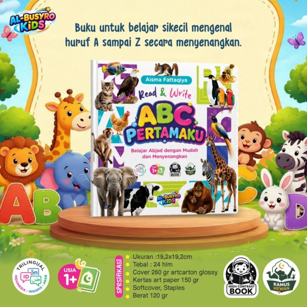 ABC Pertamaku ; Belajar Abjad dengan Mudah dan menyenangkan